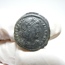 【古代ローマコイン】Constantine I（コンスタンティヌス1世）クリーニング済 ブロンズコイン 銅貨 フォリス(8wfdtjcWY3)_画像1