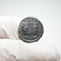 【古代ローマコイン】Constantine I（コンスタンティヌス1世）クリーニング済 ブロンズコイン 銅貨 フォリス(8wfdtjcWY3)_画像6