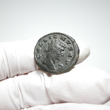【古代ローマコイン】Gallienus（ガッリエヌス）クリーニング済 ブロンズコイン 銅貨 アントニニアヌス(tnQuCi2GeW)_画像4