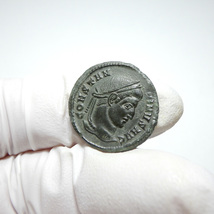 【古代ローマコイン】Constantine I（コンスタンティヌス1世）クリーニング済 ブロンズコイン 銅貨 フォリス(rrhkjfNfTV)_画像4