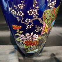 No.62 九谷焼 花瓶&湯呑みセット 陶磁 花器 コレクション レトロ アンティーク インテリア_画像2