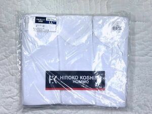 未使用品★HIROKO KOSHINO★ヒロココシノ 半袖V首シャツ 3枚セット sizeLL/チェスト 104～112cm/ホワイト/レナウン
