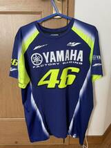 希少！YAMAHA FACTORY RACING 46 トルコ製レーシングTシャツ_画像1