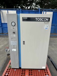  used.TOSHIBA Toshiba air compressor 3.7KW operation verification ending superior article.