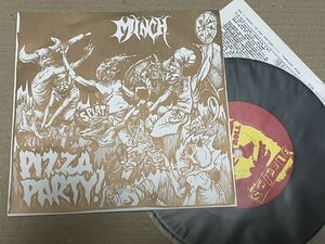 送料込 Minch / Gore Beyond Necropsy - Pizza Party! / Gore Beyond Necropsy 7インチ レコード