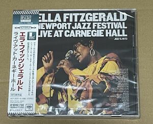 未開封 送料込 Blu-spec CD Ella Fitzgerald - Newport Jazz Festival Live At Carnegie Hall 国内盤 / SICP30257