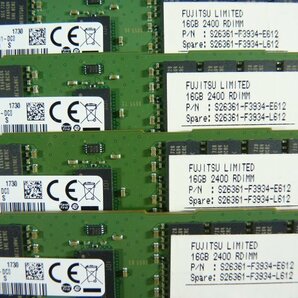 1OHX // 16GB 16枚セット計256GB DDR4 19200 PC4-2400T-RA1 Registered RDIMM M393A2G40EB1-CRC0Q S26361-F3934-L612//Fujitsu CX2570 M2取の画像8