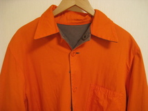 日本製 TS01 カーネガット ジャケット リバーシブル 茶 グレー ブラウン オレンジ サイズM_画像5