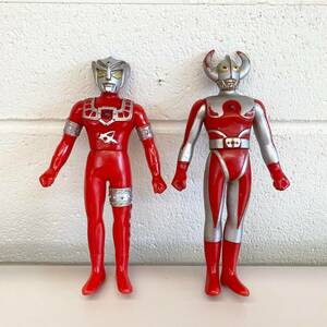 ◇ウルトラマン　ソフビ　2体セット　ウルトラの父　アストラ　中古 日本製 ソフビ フィギュア ウルトラヒーロー ソフビ人形 　管485