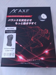 【トレーニングシャツ】アクセフ■AXF バランスステーブル カモフラージュ柄★L ジム トレーニングウェア ノースリーブ ※定価¥12,800