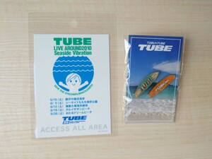 TUBEグッズ コレクション 25周年 エリアパスカード 30周年 ピンバッジ 非売品 ノベルティ 激レア コンサート 周年グッズ 