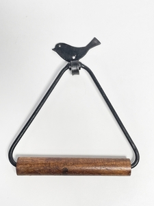 * new goods towel hanger bird bird iron wood towel .. triangle stylish kitchen lavatory toilet bus interior Tu071106