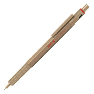 ロットリング シャーペン 0.5mm 製図用シャープペンシル メカニカルペンシル 600 ゴールド MP 2158796 日本正規品
