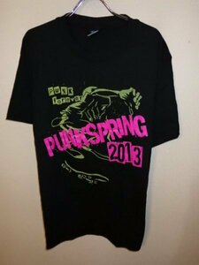 z1584PUNKSPRING★パンクスプリング★2013年Tシャツ★サイズL★レア★送料格安