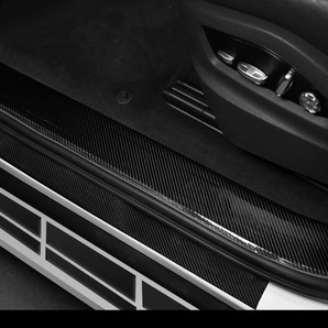 新品◇5cm×10ｍ 車ドア敷居バンパープロテクター炭素繊維カーラップフィルム5Dグロス自動車フィルムステッカーカーボンテープの画像9