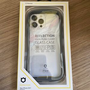 iPhone 13 Pro Max iFace Reflection 強化ガラスクリア スマホケース 41-933244（グレー）