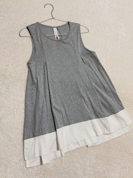 SWANLAKE コットンノースリーブカットソー heelandtoe別注