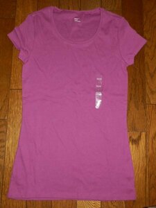 t20：未使用★GAP 半袖カットソー 紫 S ファッション 小物 レディース　女性 細身