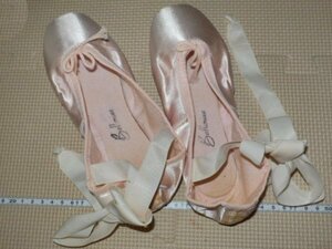 b3：Ballerina バレエ　トゥシューズ EX 23 2 ダンス レッスン ピンク　靴　リボン　趣味　踊り