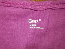 t20：未使用★GAP 半袖カットソー 紫 S ファッション 小物 レディース　女性 細身_画像3
