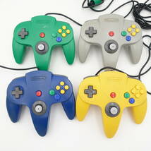 Nintendo 64 本体 コントローラー 4個 ゲームソフト カセット 7本セット 説明書 64GBパック ニンテンドー 任天堂 ジャンク品/12103_画像4