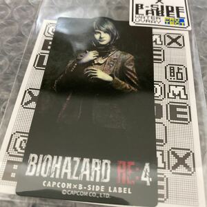 b-side label ステッカー CAPCOM カプコン コラボ シール バイオハザード RE:4 同梱可能 アシュリー