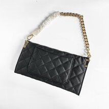 【未使用】 シャネル ノベルティ 非売品 ショルダーバッグ ミニ CHANEL GABRIELLE 2WAY ハンドバッグ ポーチ 黒 レディース_画像2