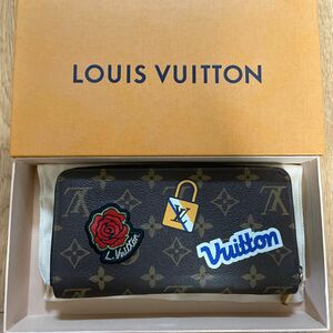 LOUIS VUITTON M63392 刺繍　長財布 モノグラム　正規品