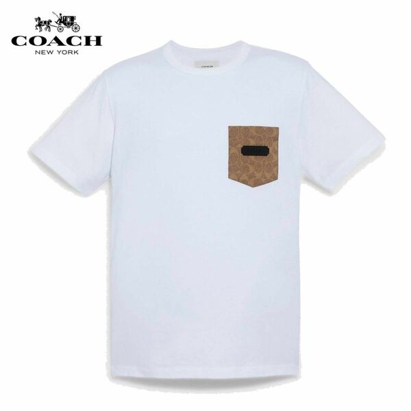 【COACH★C9148】コーチ 百貨店商品♪ 半袖Tシャツ オーガニックコットン素材 ユニセックスモデル♪ 新品タグ付き