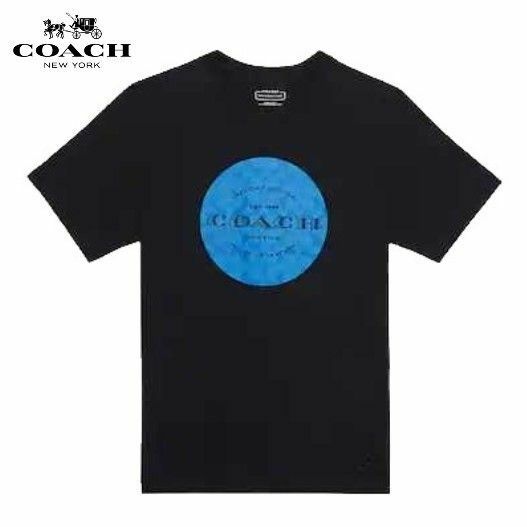 【COACH★C9140】コーチ トップス シグネチャー 半袖Tシャツ ブラック 定価35,200円 新品タグ付き サイズ選択可！