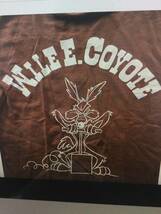 キムタク HERO Tシャツ バックドロップ別注 WARNER BROS ワーナーブラザーズ ワイリー コヨーテ WILE E. COYOTE S サイズ ブラウン 茶色_画像1