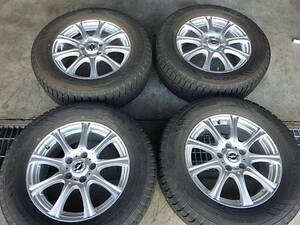 2210-151　weds　アルミホイール＆スタッドレスタイヤ　215/65R16　2019年　4本セット