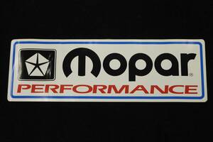 MOPAR PERFORMANCE ステッカー ラベル クライスラー純正 172mm×538mm P4530472 未使用 当時物 絶版品