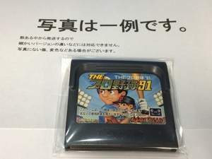  used C* The * Professional Baseball 91* Game Gear soft 