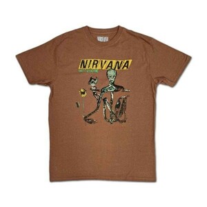 Nirvana バンドTシャツ ニルヴァーナ Incesticide BROWN M