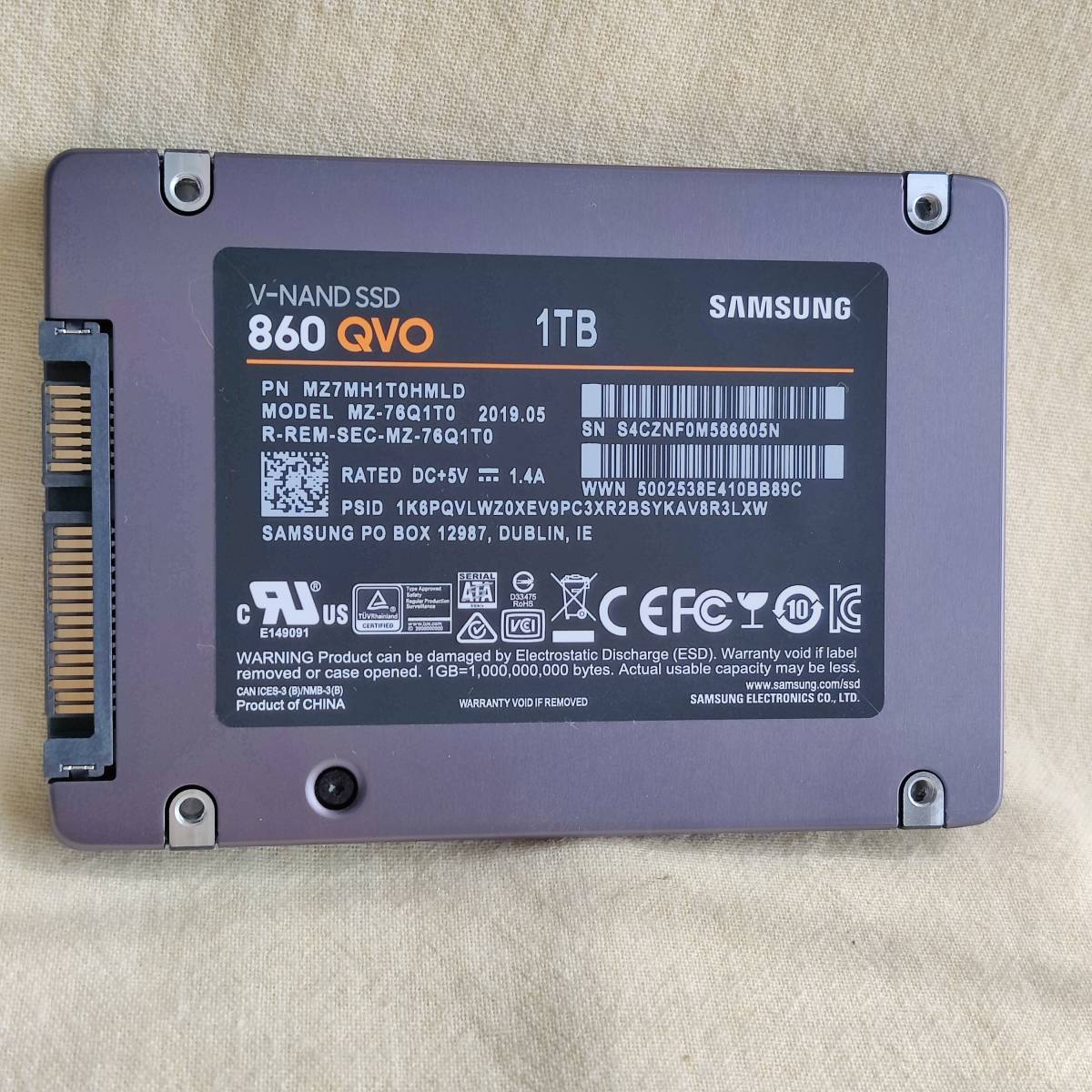 86605N】 Samsung SSD 860 QVO SSD 1TB | JChere雅虎拍卖代购