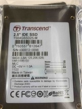 未開封品 トランセンド Transcend 2.5inch SSD 64GB IDE PATA_画像3