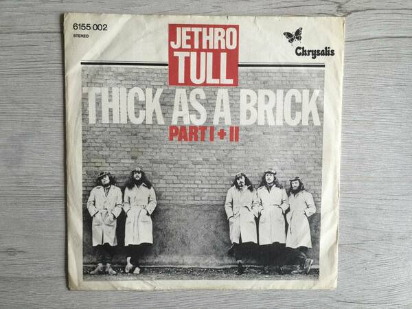 JETHRO TULL THICK AS A BRICK ドイツ盤