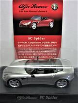 京商2016☆アルファロメオ ミニカーコレクション4☆Alfa Romeo 8C Spider シルバー☆KYOSHO1/64_画像2