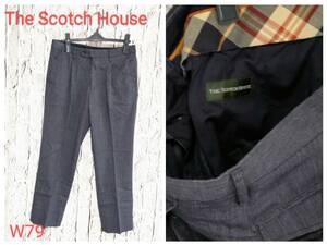 ★送料無料★ The Scotch House テーパードパンツ ザスコッチハウス アンクルパンツ 三陽商会 W79