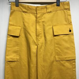 【DICKIES × N.HOOLYWOOD ディッキーズ×エヌハリウッド】991-CP01-068 カーゴパンツ ストレートパンツ 36 コットン イエロー 2307oki