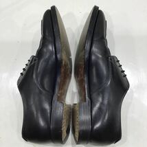 【BROOKS BROTHERS ブルックスブラザーズ】PEAL&CO メンズシューズ US7.5 ブラック レザー 2307oki_画像5