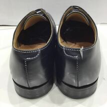 【BROOKS BROTHERS ブルックスブラザーズ】PEAL&CO メンズシューズ US7.5 ブラック レザー 2307oki_画像4