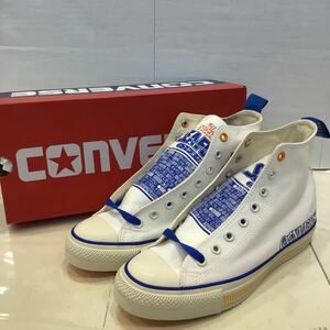 【CONVERSE コンバース】1SD270 ALL STAR CUPNOODLE HI SEAFOOD オールスターカップヌードルハイ シーフード 27cm ホワイト ブルー 2307oki