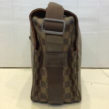 【LOUIS VUITTON ルイヴィトン】N45255 ナヴィグリオ ショルダーバッグ ダミエ ブラウン レザー 2307oki_画像3