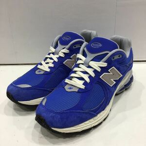 【NEW BALANCE ニューバランス】M2002RHU ローカットスニーカー 25cm ブルー スウェード 2307oki