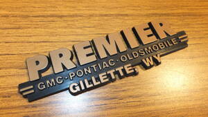 【北米仕様】アメリカのディーラーエンブレム USDM高速有鉛JDM世田谷ベース US plastic car dealer emblem　GMC PONTIAC OLDSMOBILE　　761