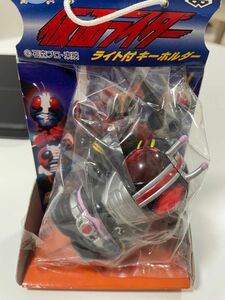 仮面ライダー　ライト付きキーホルダー　ブラック