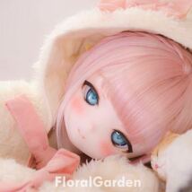 ゜FloralGarden ゜ DDH-27 セミホワイト肌 SW肌 盛り　カスタムヘッド+ アイ_画像1