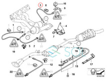 BMW E46 E53 X5 O2センサー ラムダセンサー 316ti 318Ci 318i 318ti 4.4i 4.8is 11787506539 出荷締切18時_画像4